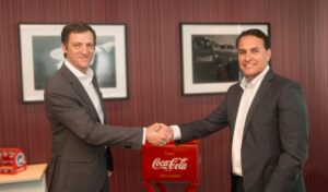 Bernardo Andrews (Genneia) y Leonargo García (Coca-Cola)